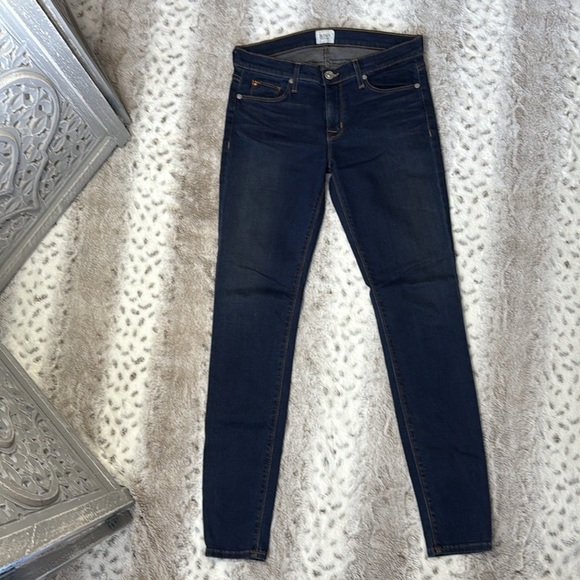 Hudson jeans skinny size 27 classic dark wash denim quiet luxury low key luxe - Picture 5 of 11